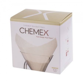 Chemex filtry papierowe kwadratowe białe