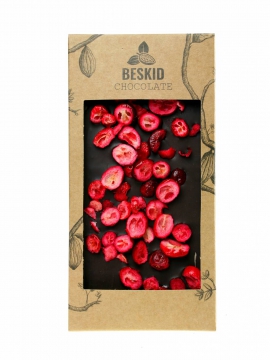 Czekolada ciemna z żurawiną 100g