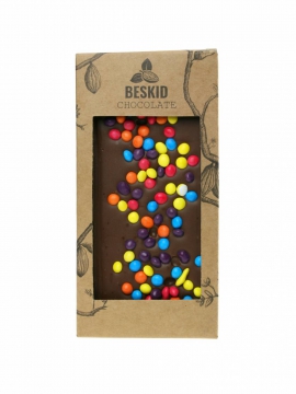 Czekolada mleczna z lentilkami 100g