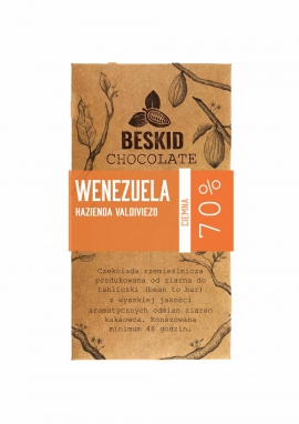 Czekolada ciemna (gorzka) 70 bean to bar Wenezuela