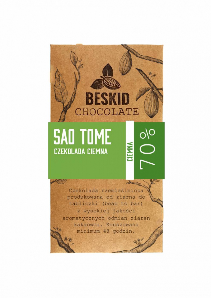 Czekolada Sao Tome 70% ciemna - foto 1