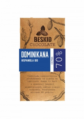 Czekolada Dominikana Hispaniola BIO 70% ciemna