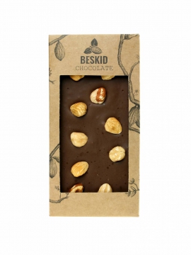 Czekolada mleczna z orzechami laskowymi 100g