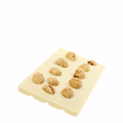 Czekolada biała z orzechami laskowymi 100g - foto 3