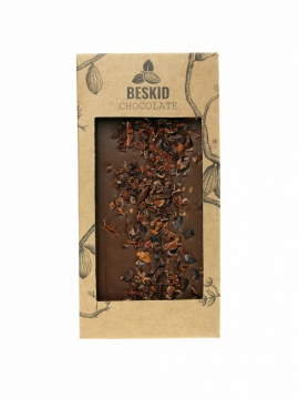 Czekolada mleczna z nibsami 100g