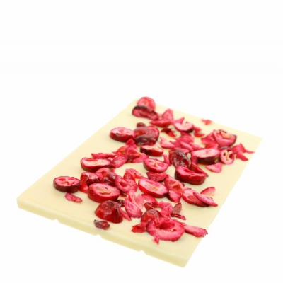 Czekolada biała z żurawiną 100g - foto 3