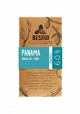 Czekolada Panama Bocas del Toro BIO 60% mleczna ciemna