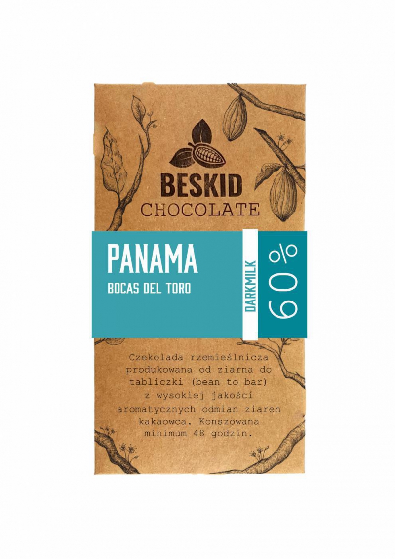 Czekolada Panama Bocas del Toro BIO 60% mleczna ciemna - foto 1